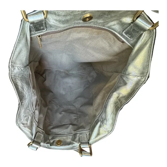 Marc Jacobs Kristen Silver Tote Bag - Picture 6 of 14